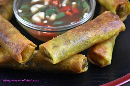 Spanish Sardines Lumpia - Delish PH