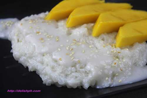 Sticky Rice with Mango - Delish PH