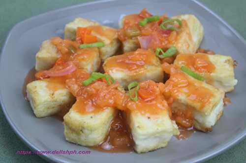 Sweet and Sour Tofu - Delish PH