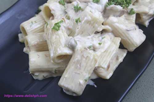 Tuna Alfredo Rigatoni - Delish PH