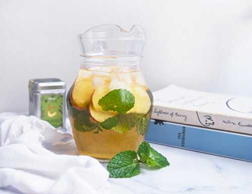 Apple and Mint Iced Green Tea - Dreamy Table