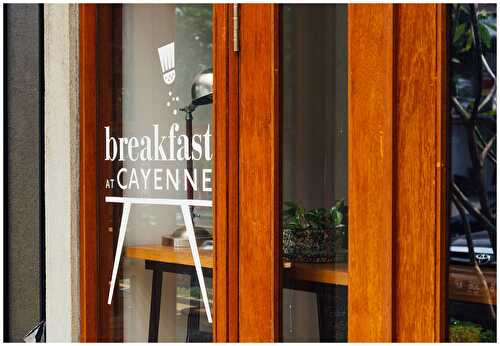 Breakfast at Cayenne, South Kemang - Dreamy Table