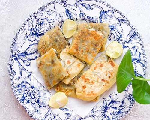 Cheesy Beef and Eggplant Gozleme - Dreamy Table