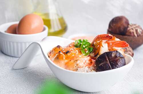 Seafood Mentaiko Rice - Dreamy Table