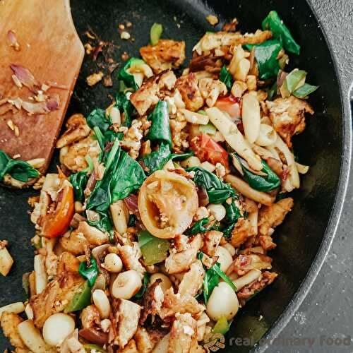 Eggless Veggie Tofu Scramble