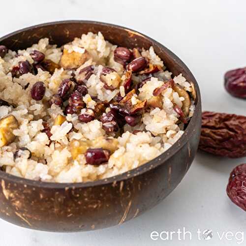 Chal Bap Sticky Rice (찰밥) in the Instant Pot or Stovetop