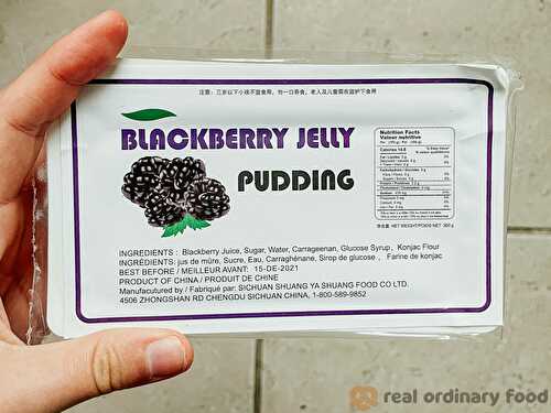 Diet Food Review: Blackberry Jelly Pudding, 45 cal ⋆ Earth to Veg