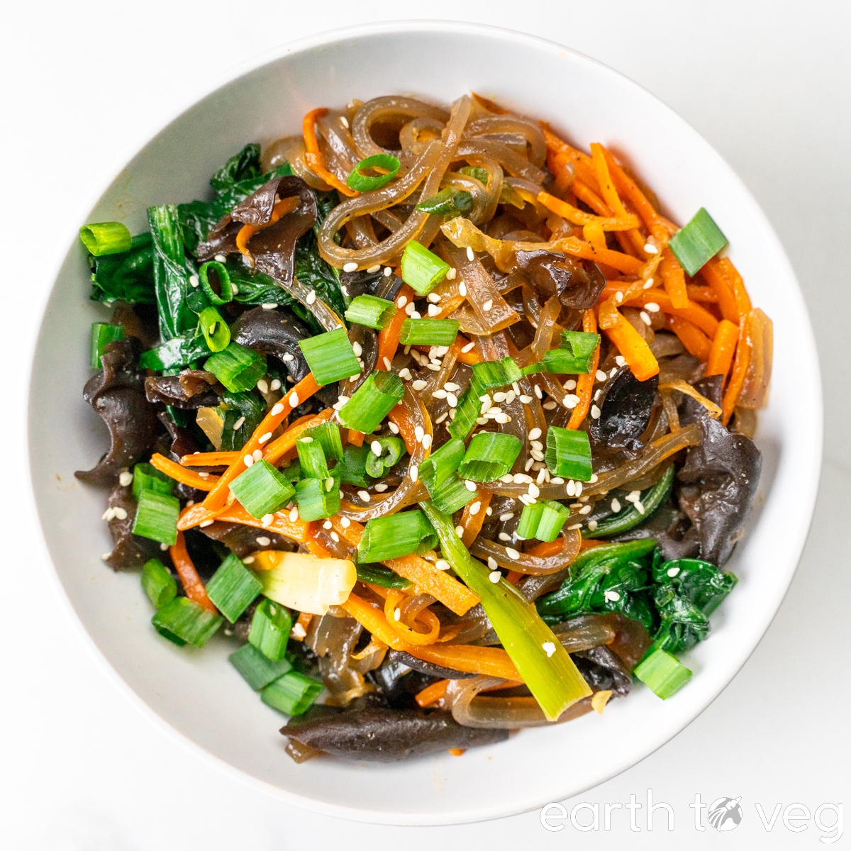 1-Pan Vegan Japchae