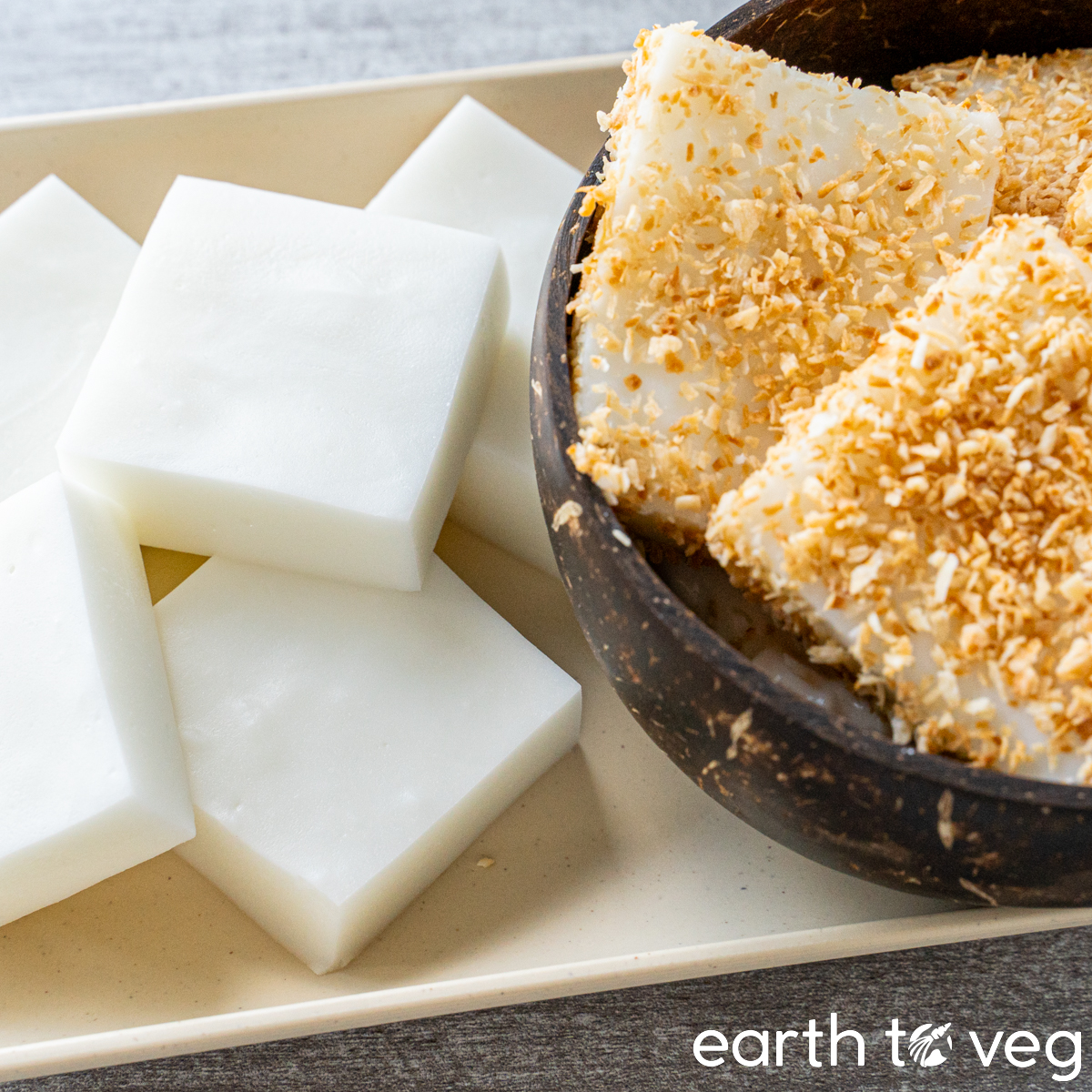 Hawaiian Haupia (Coconut Pudding Squares)