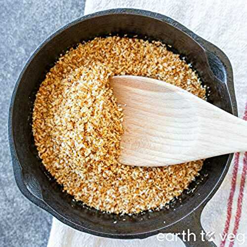 Skillet Toasted Coconut