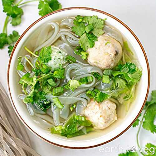No-Fish Ball Noodle Soup