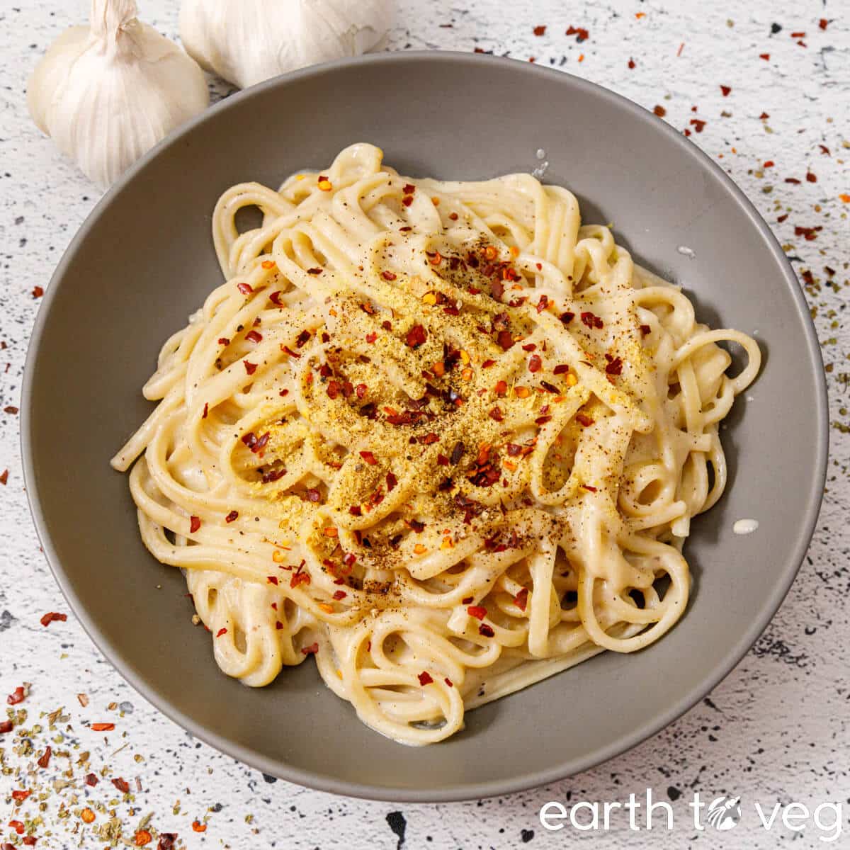 Dairy-Free Soy Milk Alfredo Sauce