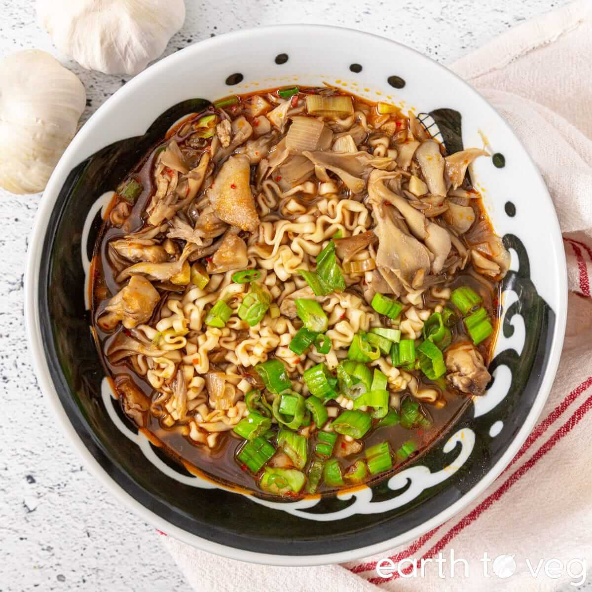 Maitake Mushroom Ramen (1-Pot Recipe)