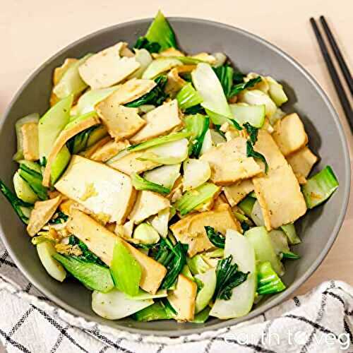 Bok Choy Tofu Stir Fry
