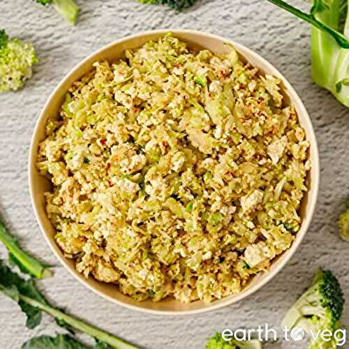 High Protein Broccoli Stalk Salad