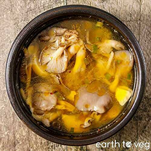 Oyster Mushroom Soup