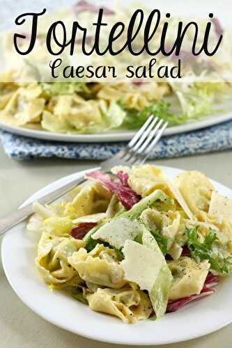 Tortellini Caesar salad