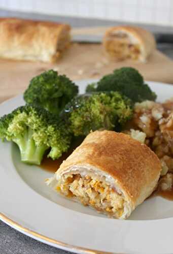 Cheese and onion plait