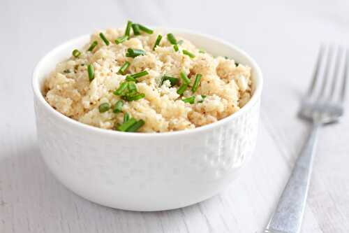 Low-carb cauliflower risotto