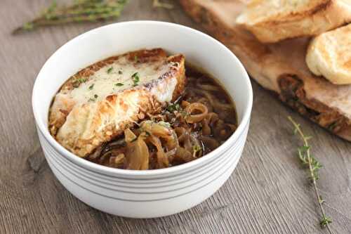 Roasted French onion soup