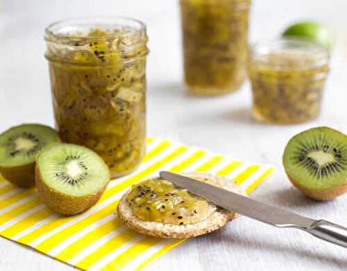 Kiwi jam with a hint of lime (and a giveaway!)