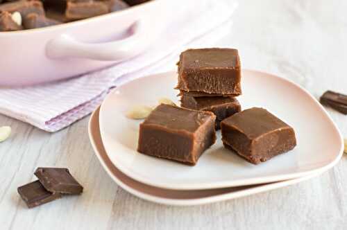 4 ingredient chocolate and peanut butter fudge