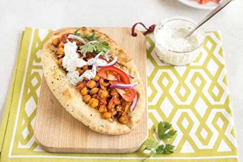 Indian roasted chickpea flatbreads