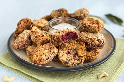 Sage and onion beetroot nuggets