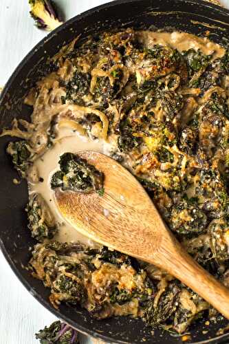 Creamed kalettes