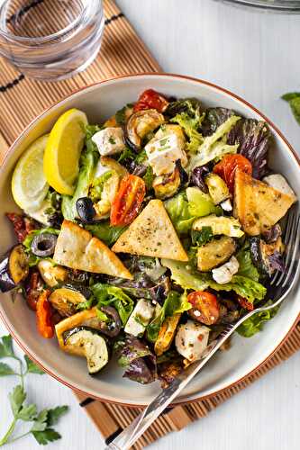 Roasted vegetable fattoush