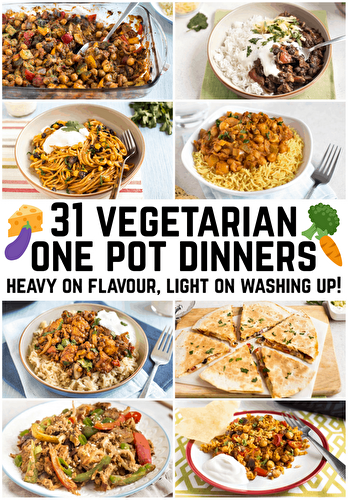 31 Vegetarian One Pot Dinners