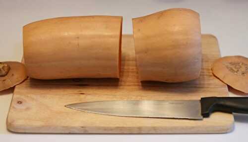 How to cut up butternut squash (without losing a finger!)