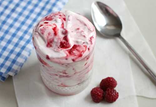 Raspberry ripple Greek yoghurt