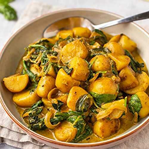 Quick and Easy Saag Aloo