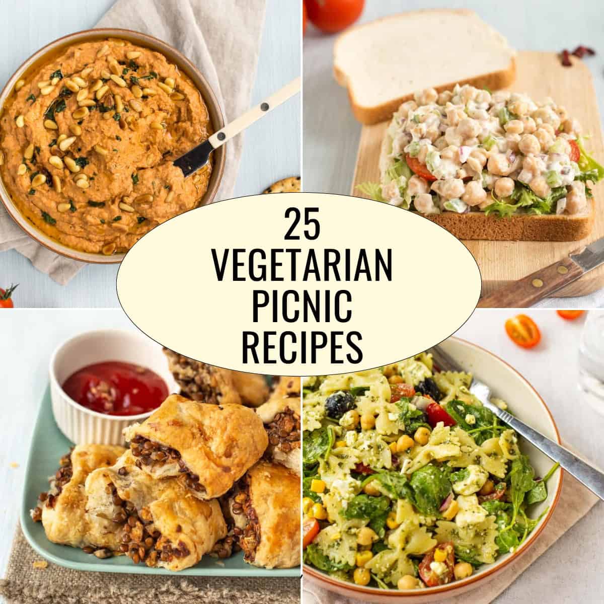 25 Vegetarian Picnic Recipes