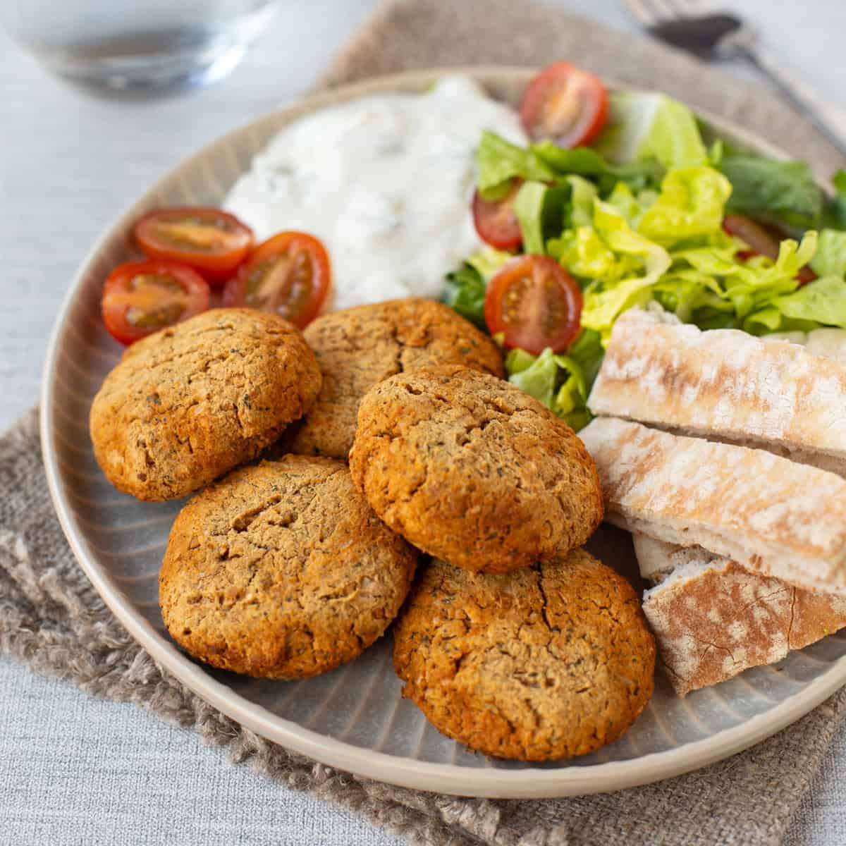 Easy Homemade Baked Falafel