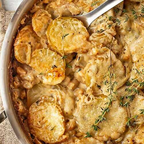 Creamy French Onion Potato Bake