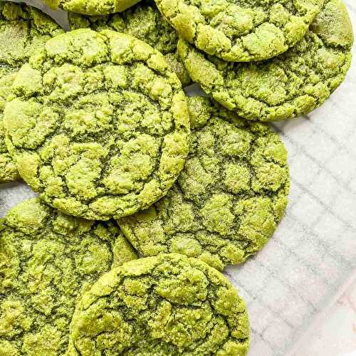 Vegan Matcha Cookies