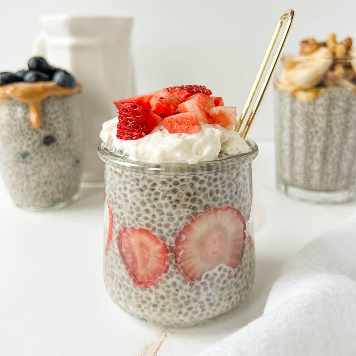 2-Ingredient Oat Milk Chia Pudding
