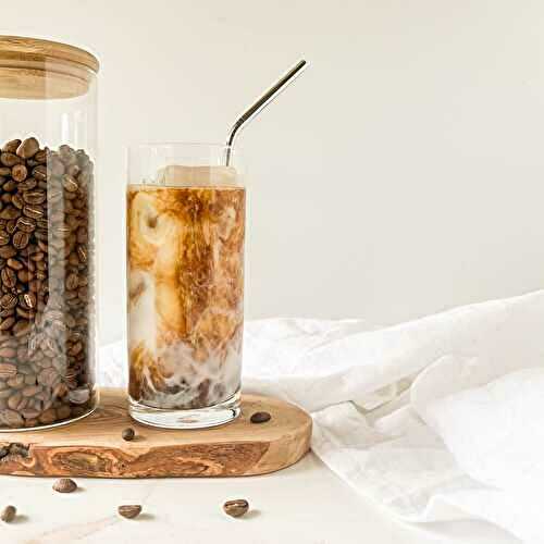 Homemade Iced Cold Brew Latte