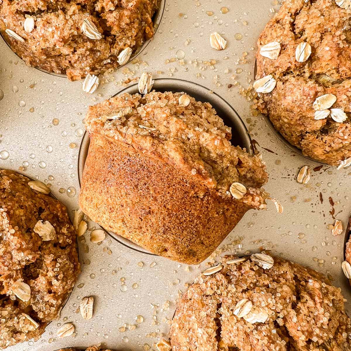One-Bowl Vegan Pumpkin Banana Muffins