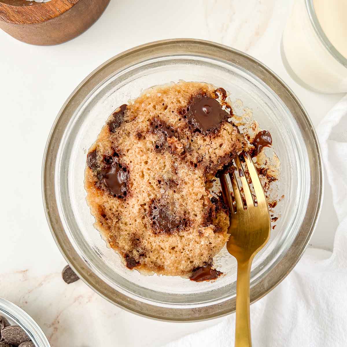 Easy Vegan Microwave Cookie (gluten free friendly)