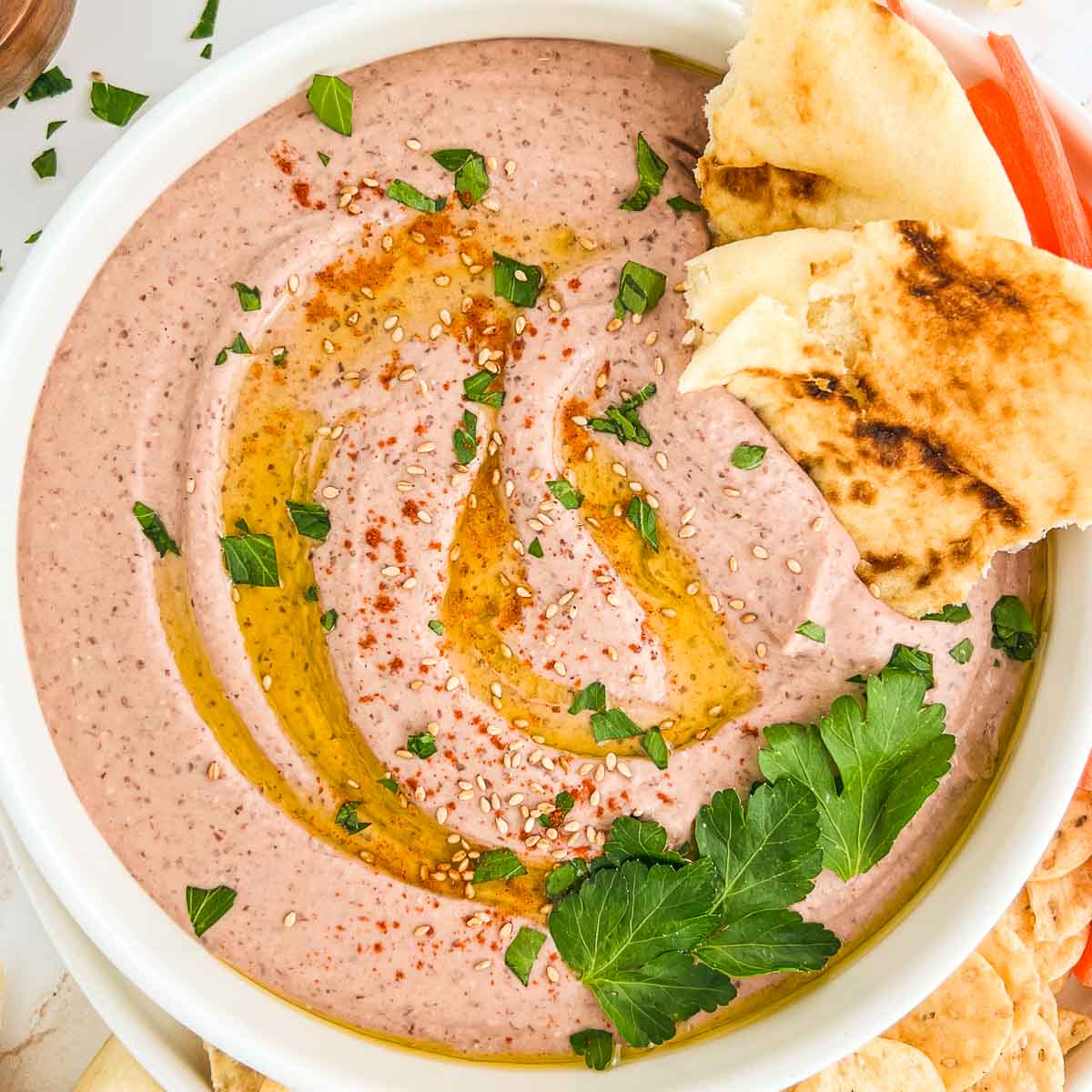 Simple Creamy Kidney Bean Hummus