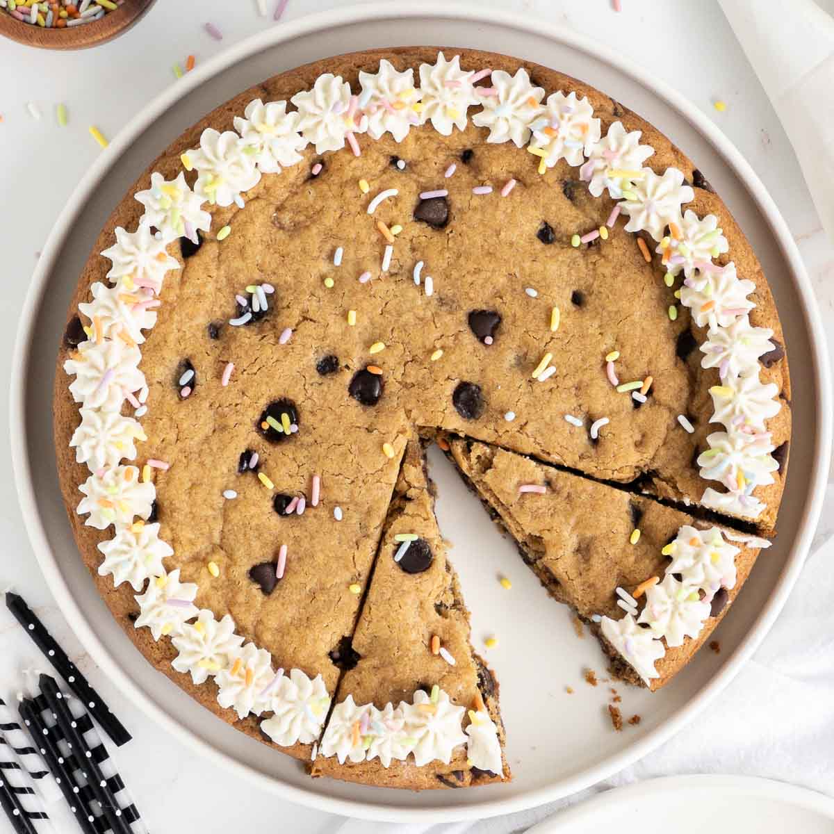 Vegan Cookie Cake