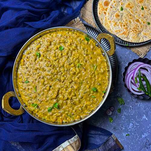 Bengali Tadka / Green Moong Dal in Instant Pot