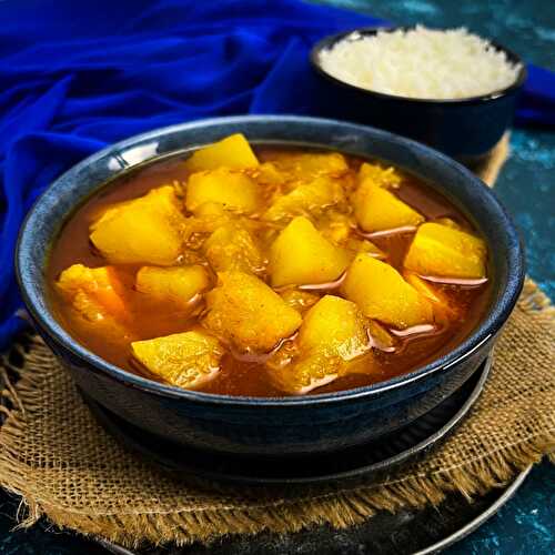 Papaya Potato Curry in Instant Pot