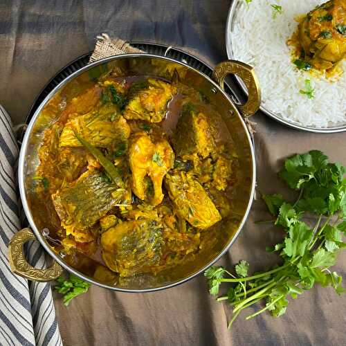 Bengali Fish Curry in Instant Pot (Macher Jhal)