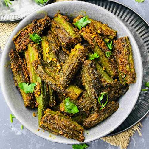 Bharwa Bhindi / Stuffed Okra Recipe
