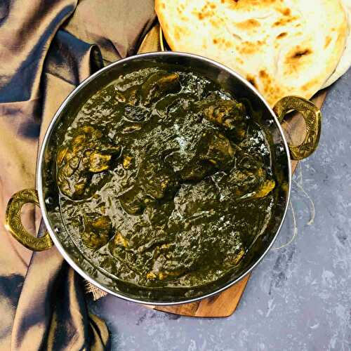 Lamb Palak / Saag Gosht (Lamb Spinach Curry)