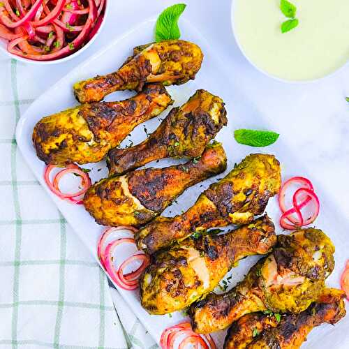 Chicken Tangdi Kabab / Grilled Chicken Legs (Air Fryer)